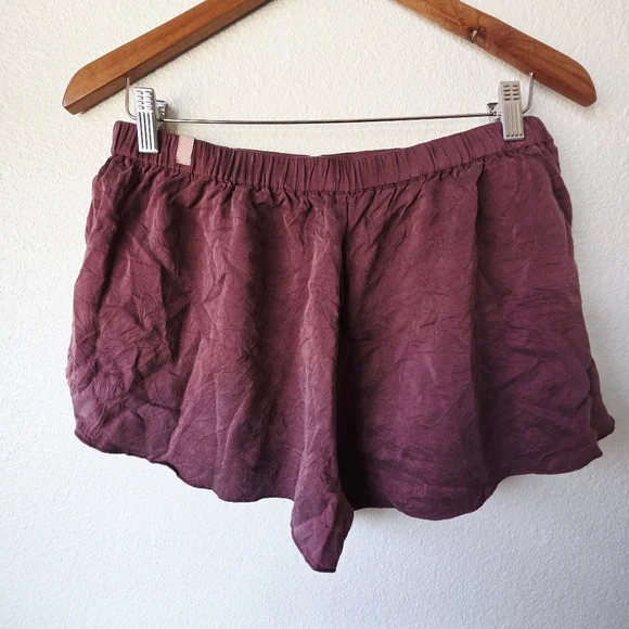Lunya silk pajama shorts Sz LARGE - Picture 4 of 9